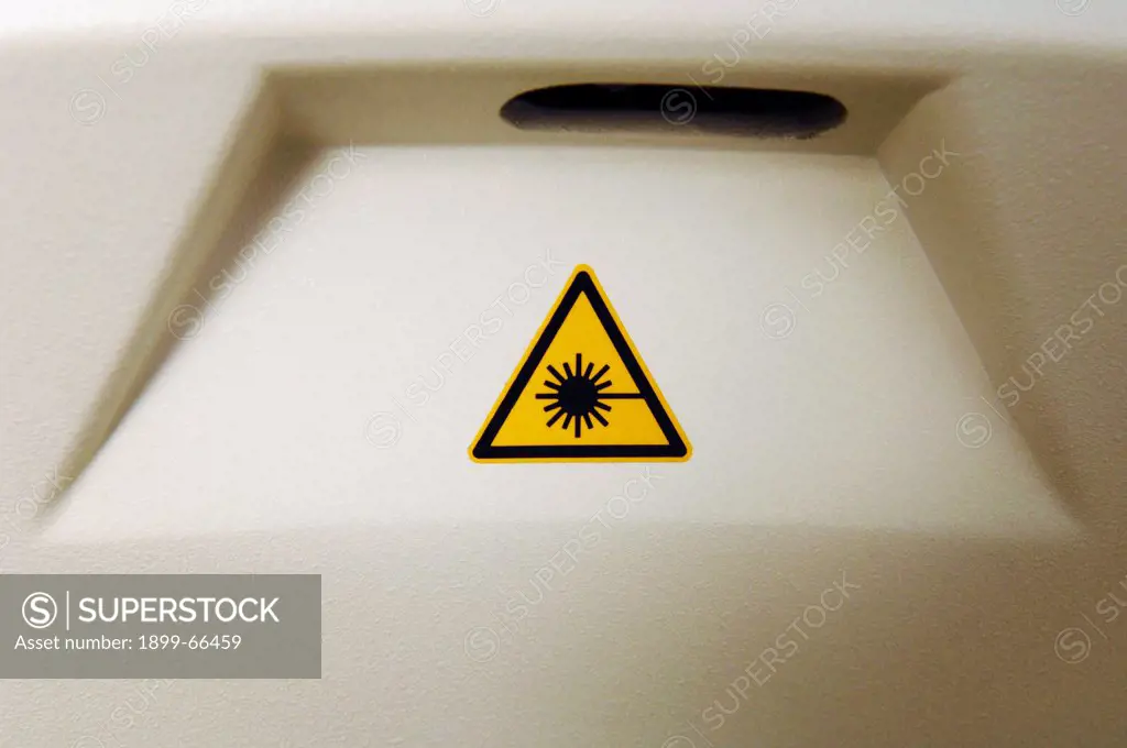 Warning symbol for laser Radiation