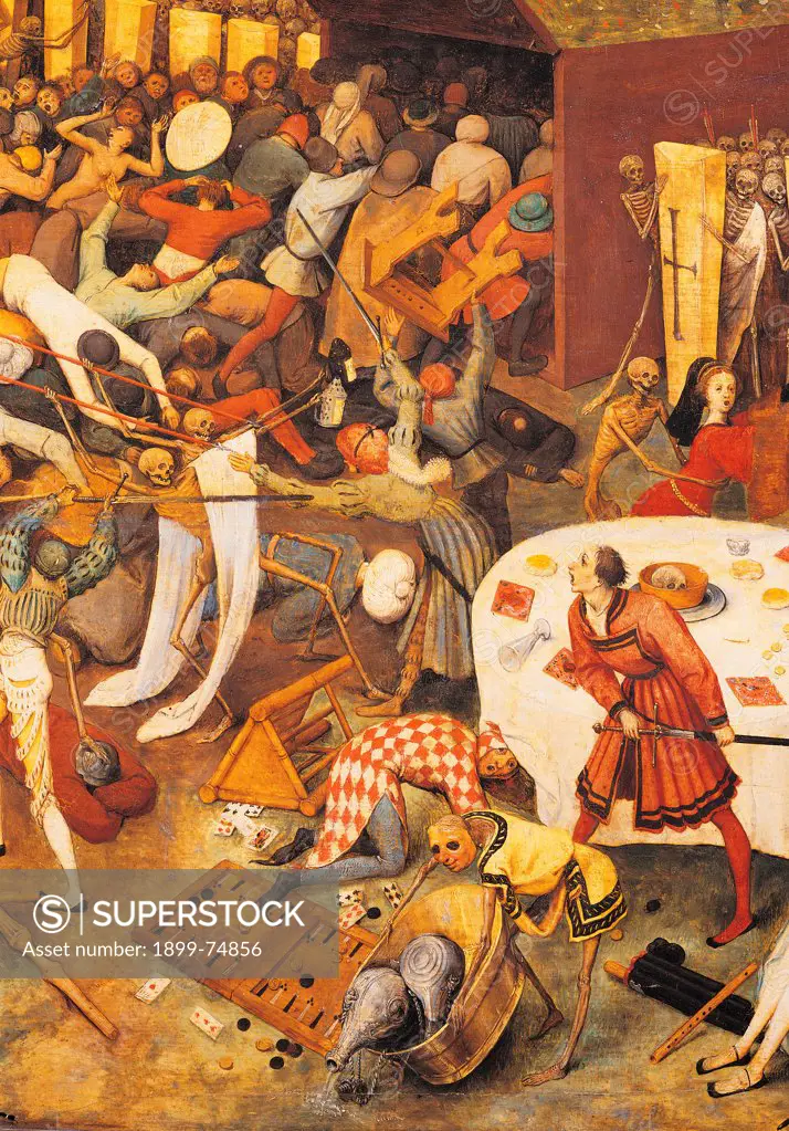 The Triumph of Death, by Bruegel Pieter the Elder, 16th Century, 1562, oil on board, cm 117 x 162