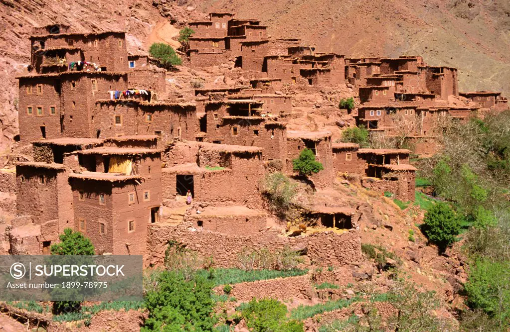 Megdaz village Tadla-Azilal, High Atlas Mountains, central Morocco