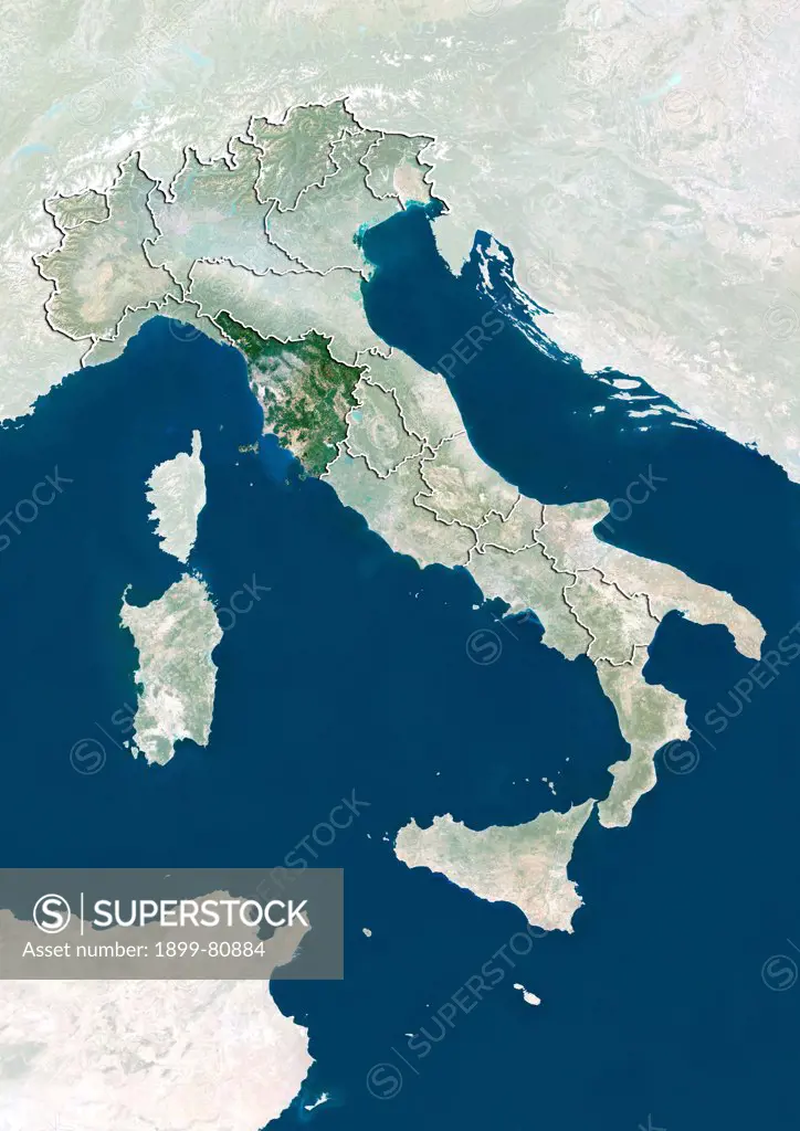 Italy Map and Satellite Image