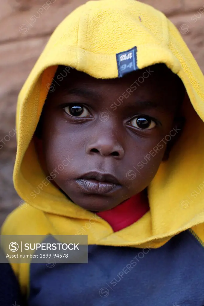 Pupil in a kindergarten , Nairobi, Kenya.,01/13/2012