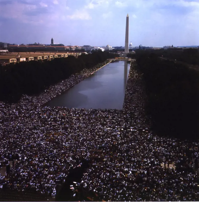 During the March on Washington 8/28/63