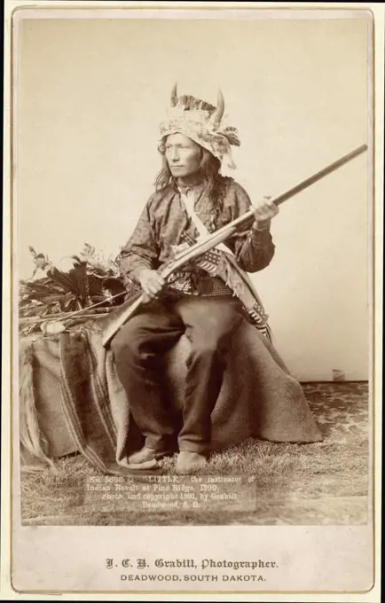 Little,' the instigator of Indian Revolt at Pine Ridge, 1890.