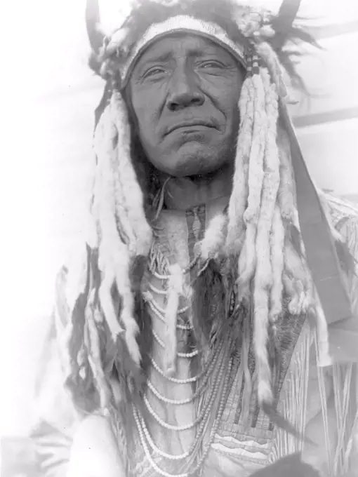 Edward S. Curtis Native American Indians - Two Moons--Cheyenne circa 1910.