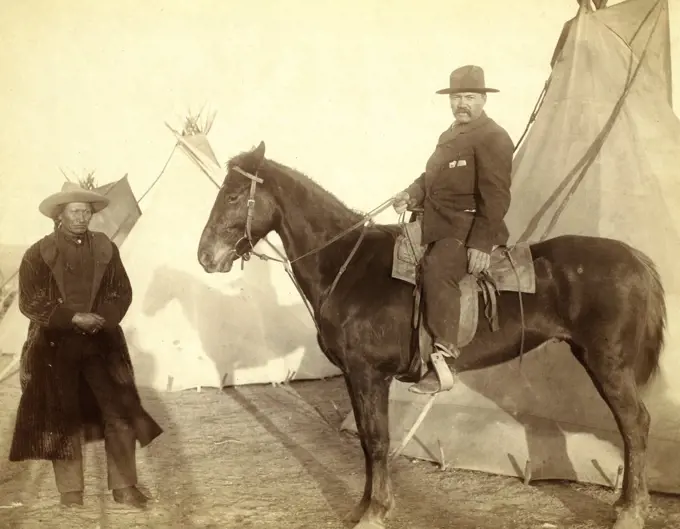 Chief Rocky Bear's home 1891.