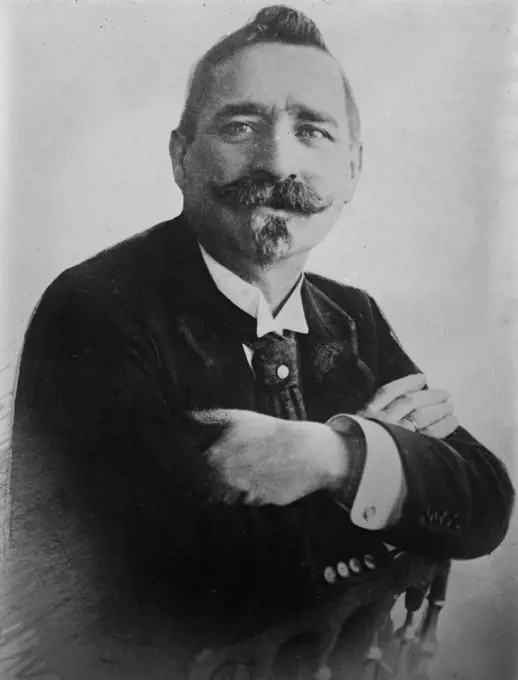 Bulgarian revolutionary, politician and diplomat Dimitri Rizow, also known as Dimitar Hristov Rizov or Rizoff circa 1915.