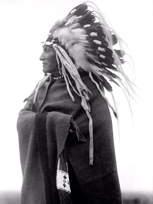 Indian Chief Lazy Boy circa 1914.