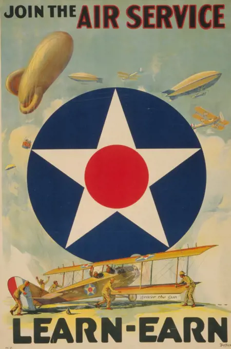 Join the Air Service Learn - earn. World War I