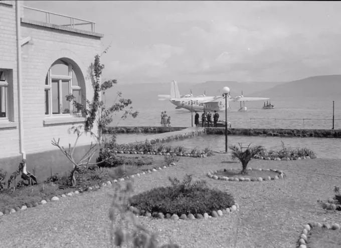 Flying boat Clio from the Lido ca. between 1934 and 1939.