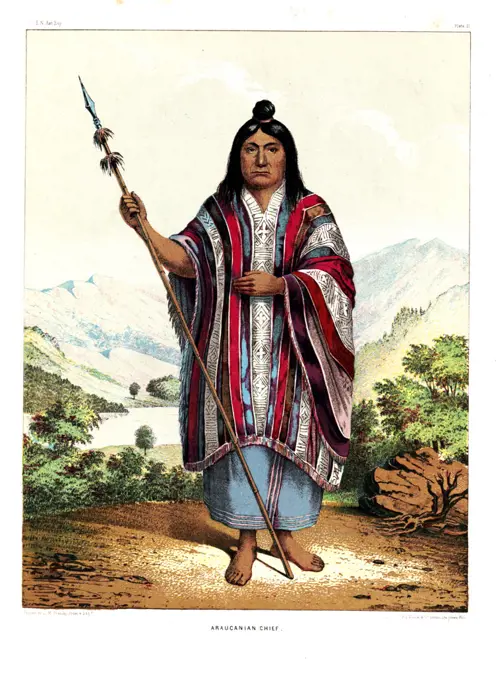 Araucanian chief. 