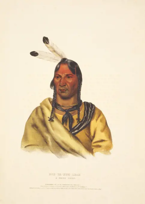 Esh-Ta-Hum-Leah, a Sioux chief. 