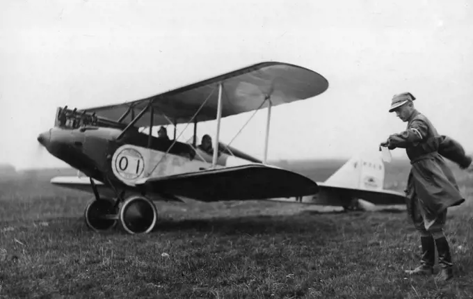 PZL.5 aircraft during the III National Avionette Competition in Warsaw ca. 1930. 