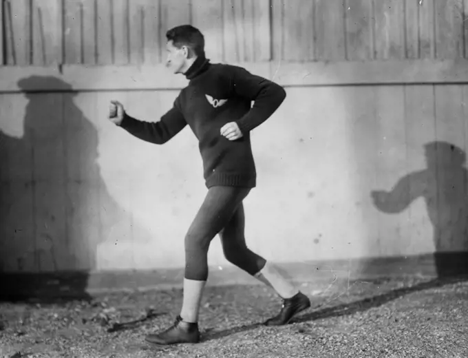 Date: 1910-1915 - Boxer Bob McAllister. 