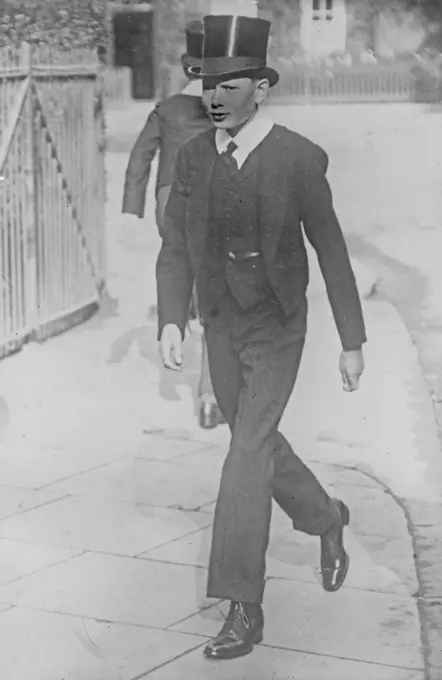 Date: February 1914 - Prince Henry at Eton. 