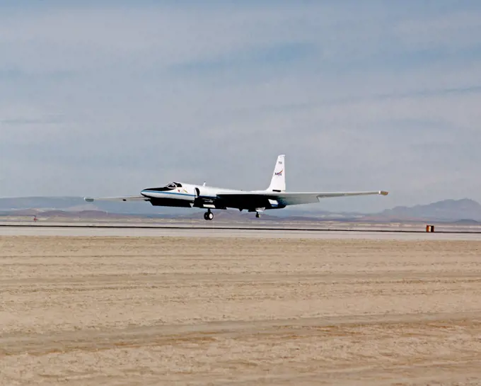 ER-2 tail number 706, was one of two Airborne Science ER-2s used as science platforms by Dryden. The aircraft were platforms for a variety of high-altitude science missions flown over various parts of the world. They were also used for earth science and atmospheric sensor research and development, satellite calibration and data validation. . 