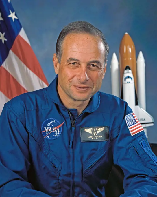 Offical portrait of STS-58 alternate payload specialist Lawrence Young. 