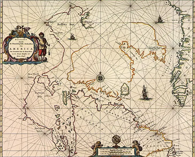 Canada and Greenland 1666. 