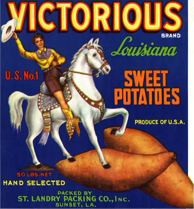 Sweet Potato Label. 