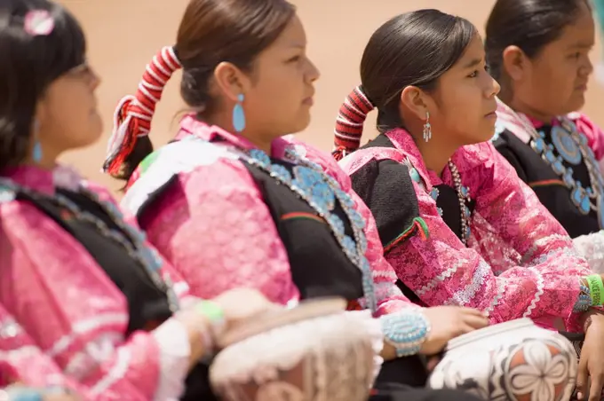 Zuni Pueblo Indian Olla Maidens, Gallup Inter-Tribal Indian Ceremonial, Gallup, New Mexico