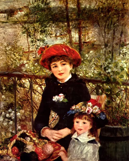 On the Terrace, 1881. Renoir, Pierre Auguste.