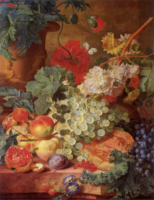 Fruit Still Life, 1749. Huysum, Jan van.