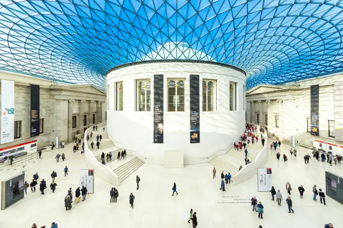 The Great Court of The British Museum, London, UK