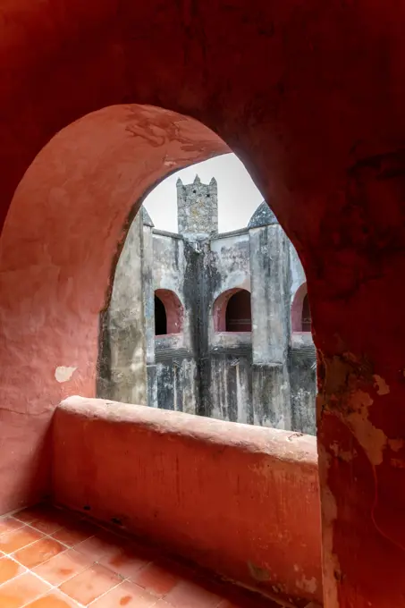 Convent of San Bernardino of Sienna, Valladolid, Yucatan, Mexico.