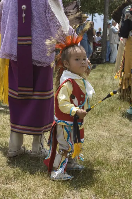 A Gathering Of North America'S Native People, Meeting To Dance, Sing, Socialize And Honor American Indian Culture At Taos Pueblo, New Mexico