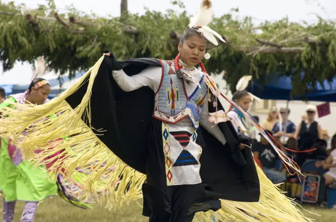 A Gathering Of North America'S Native People, Meeting To Dance, Sing, Socialize And Honor American Indian Culture At Taos Pueblo, New Mexico