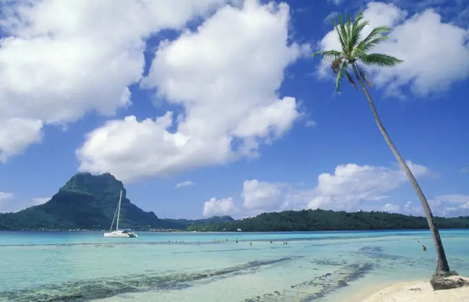 French Polynesia. Tahiti, Bora Bora, Motu