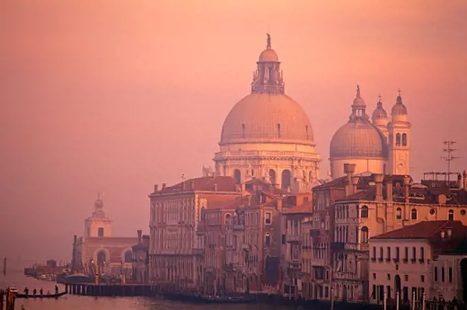 Italy Venice the Grand Canal and Santa Maria della Salute