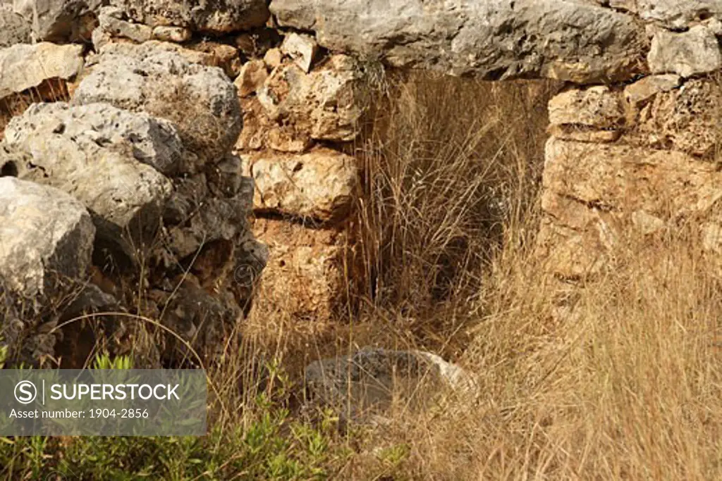 Samaria ruins of a settlement from the biblical period