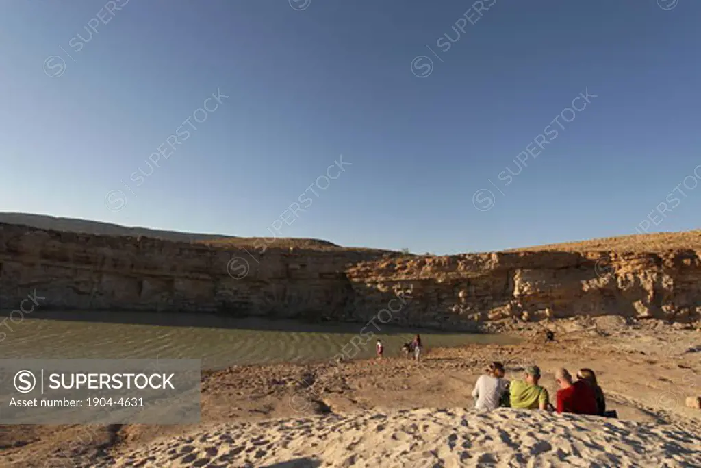 The pool in Ramon Crater