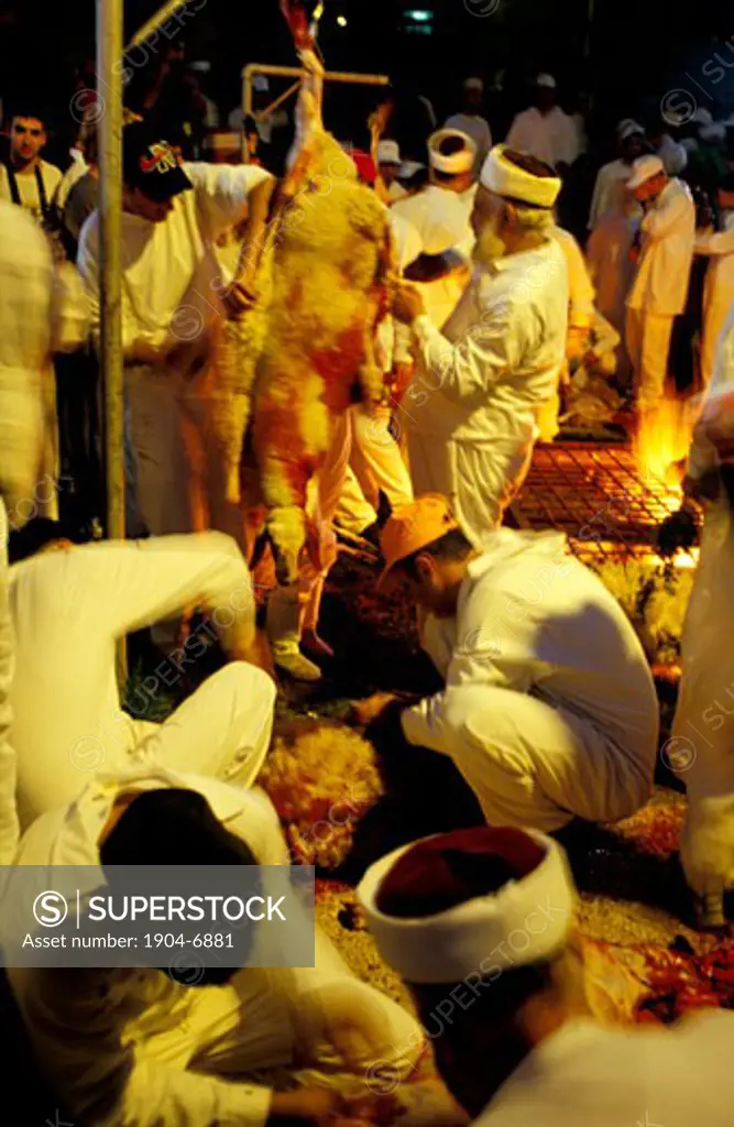 Samaria the Samaritan Passover Sacrifice on Mount Gerizim