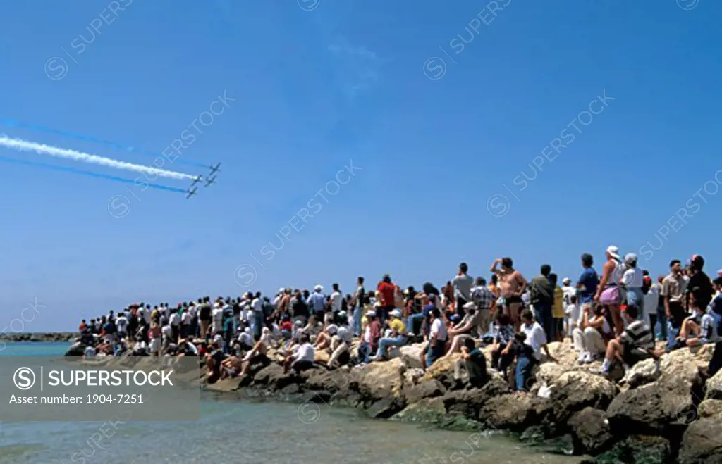 The Air Force show on Independence Day