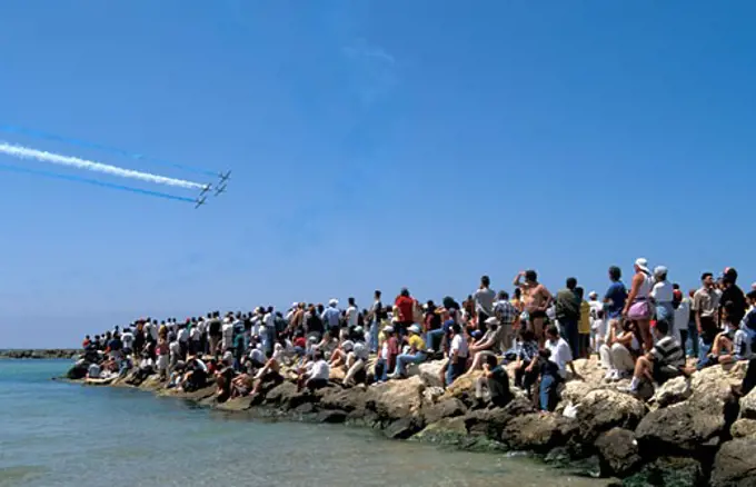 The Air Force show on Independence Day