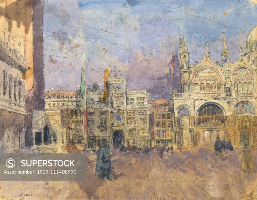 San Marco Venice, Walter Sickert, 1895-1904,