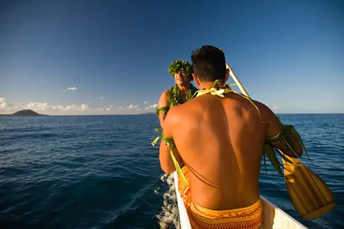 participants   100 percent Hawaiian instructors  Hawaiian Cultural Canoe Experience  Hawaiian heritage  native chants  and paddling history  Kea Lani Fairmont  Maui  Hawaii  USA