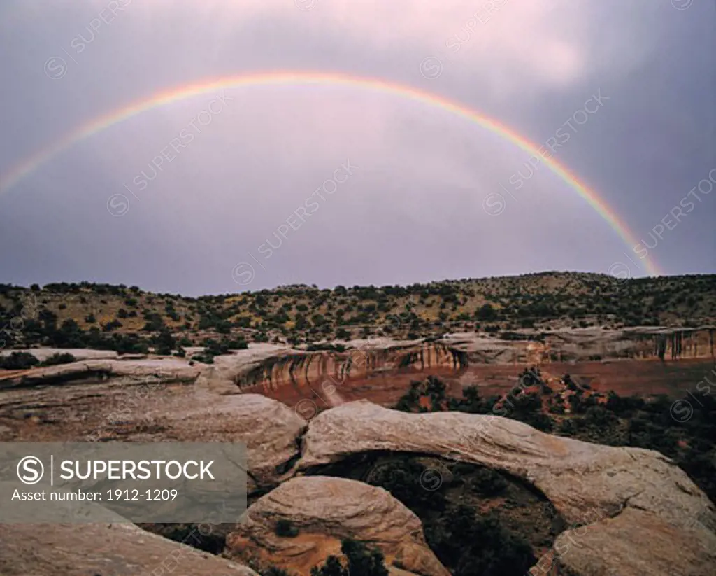 Rainbow  Arch at Sunset  Rattlesnake Canyon WSA  Colorado