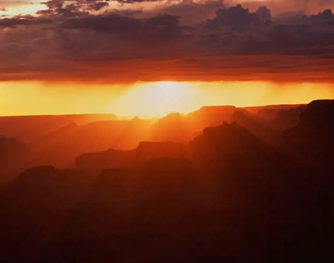 Grand Canyon Sunset  Grand Canyon National Park  Arizona