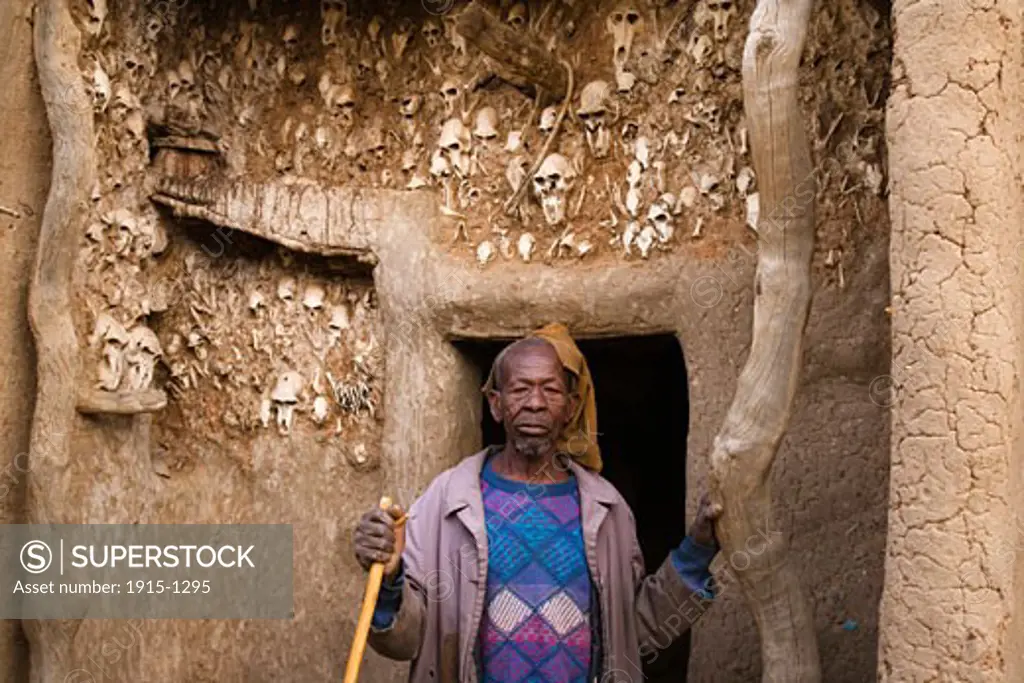 House That Animals Bone Was Buried Under WallSanga Bongo Bandiagara Escarpment Mali