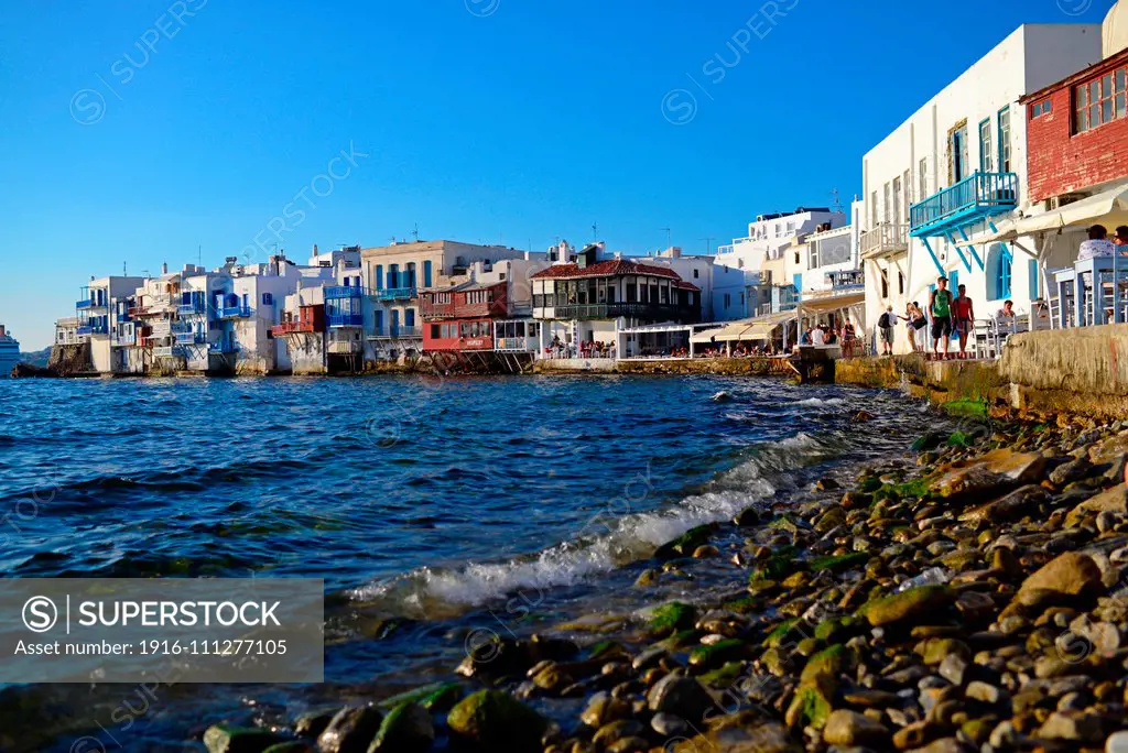 Little Venice in Mykonos, Greece