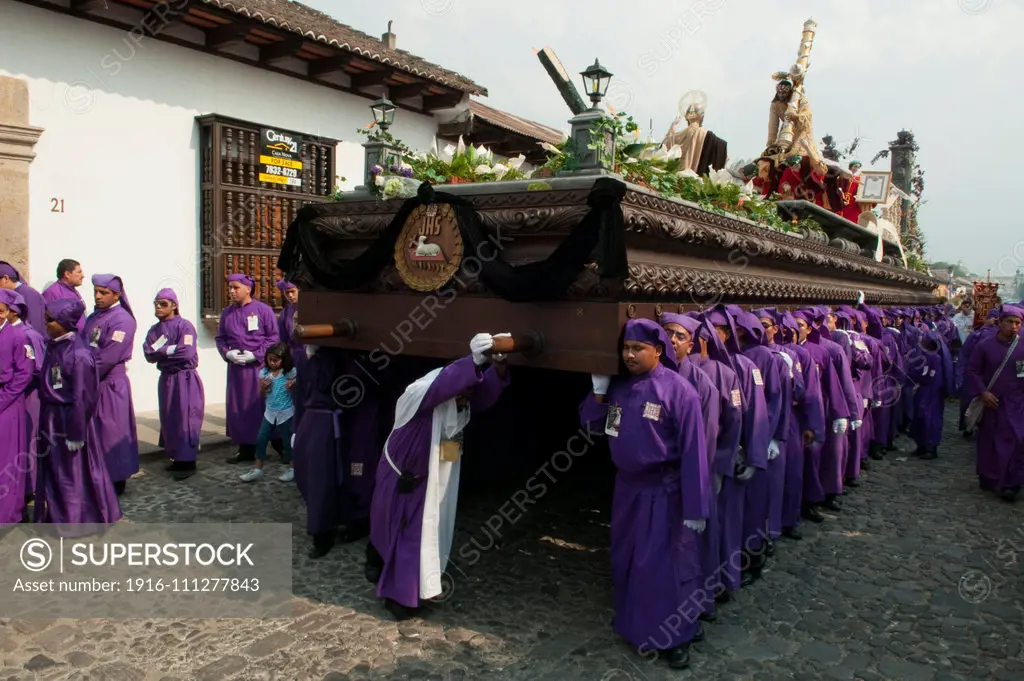 Holy Week Procession, Antigua, Guatemala.