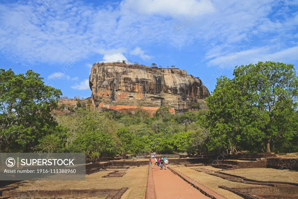 Sigiriya or Sinhagiri, ancient rock fortress located in the northern Matale District near the town of Dambulla in the Central Province, Sri Lanka.