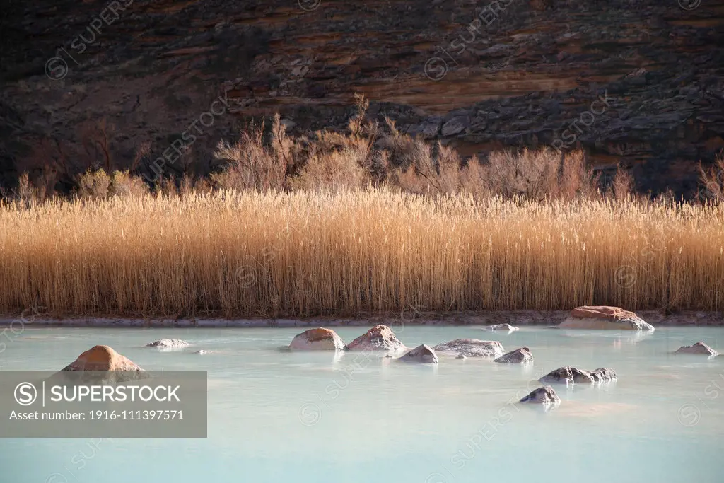 The Little Colorado River in Grand Canyon National Park, Arizona, United States.