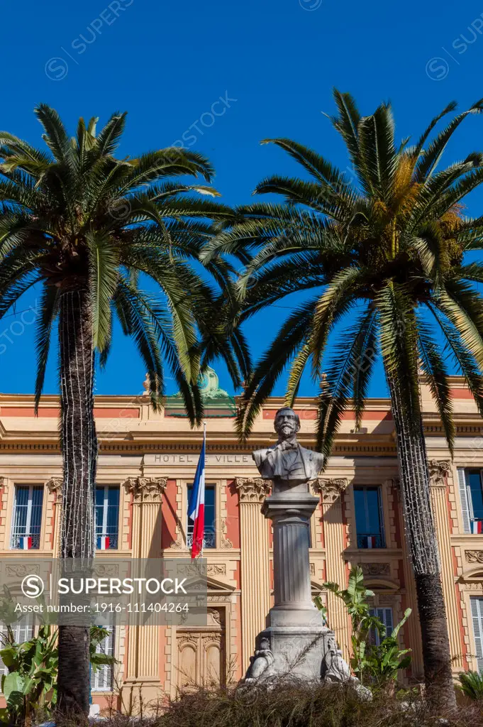 Hotel de Ville, Menton, France.