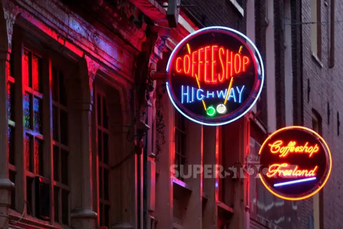 Red Light District in Amsterdam