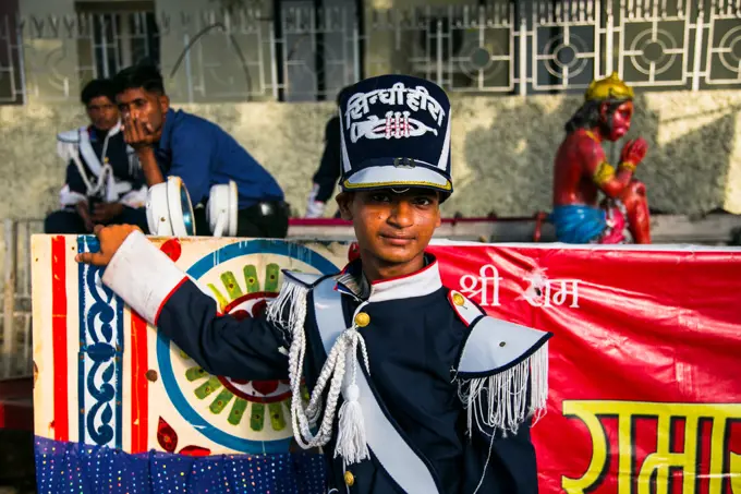 Scene in Delhi, the capital city of India