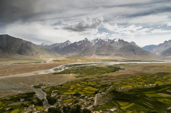 Landscape in Zanskar Valley, Northern India.