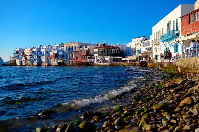 Little Venice in Mykonos, Greece